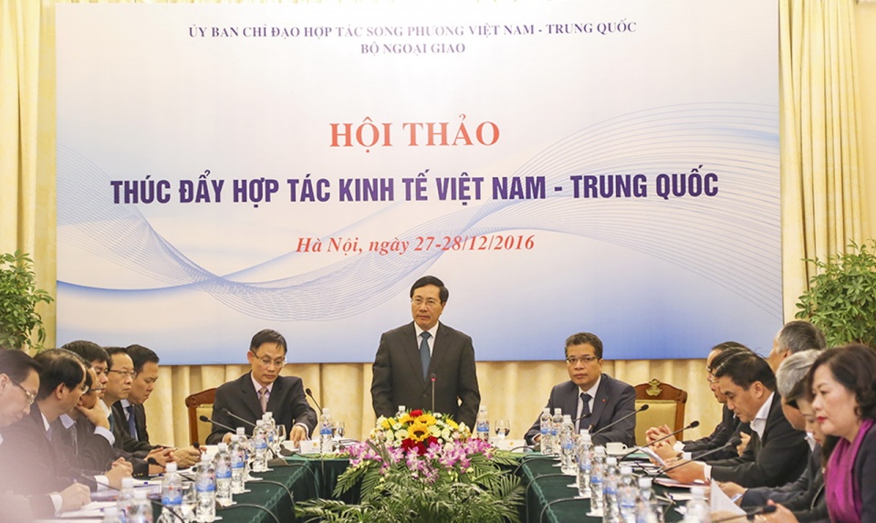 Thúc đẩy hợp tác kinh tế Việt Nam - Trung Quốc thuc day hop tac kinh te viet nam trung quoc