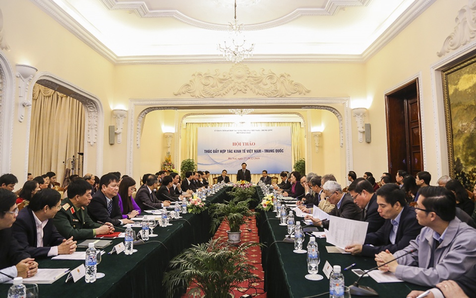 Thúc đẩy hợp tác kinh tế Việt Nam - Trung Quốc thuc day hop tac kinh te viet nam trung quoc