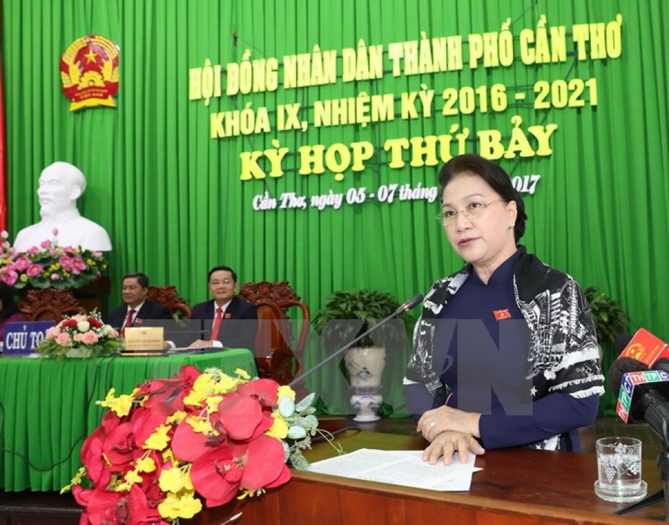 chu tich quoc hoi du ky hop thu 7 hoi dong nhan dan thanh pho can tho