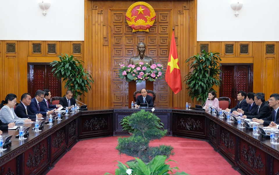 Thủ tướng Nguyễn Xuân Phúc tiếp Bộ trưởng Ngoại giao Lào thu tuong nguyen xuan phuc tiep bo truong ngoai giao lao