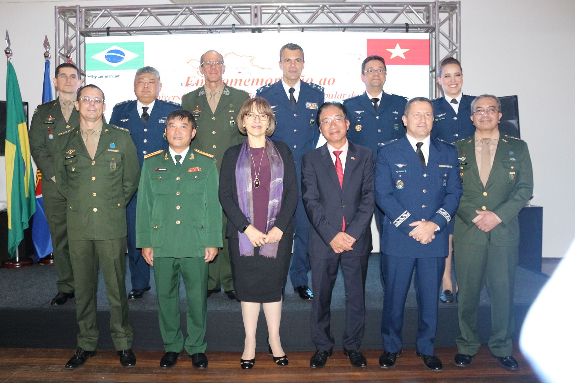 Long trọng kỷ 75 năm Ngày thành lập Quân đội nhân dân Việt Nam tại Brazil