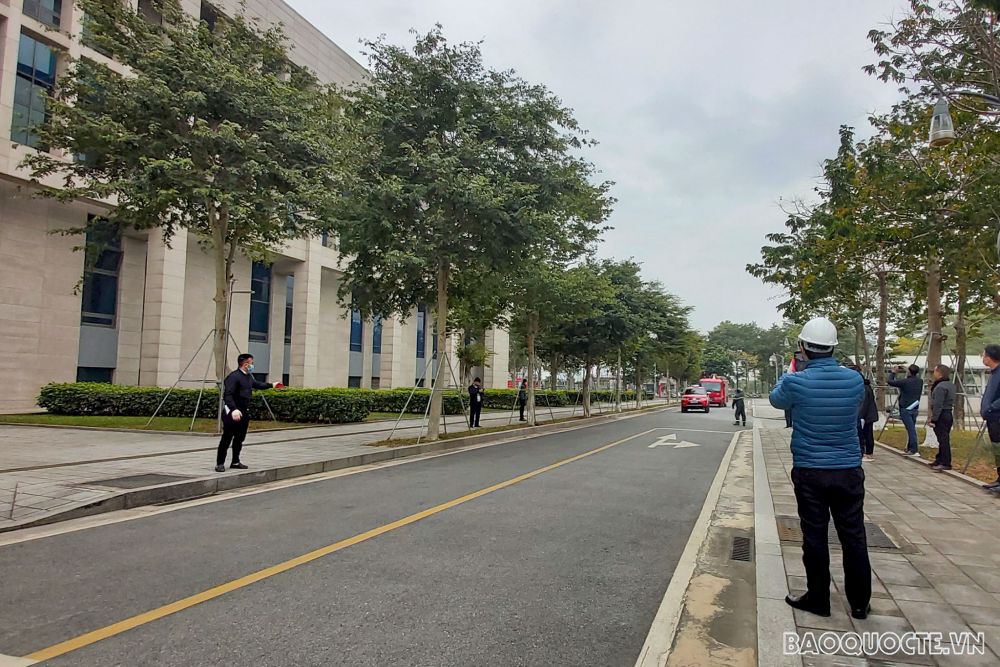 Bộ Ngoại giao tập huấn và diễn tập giả định công tác phòng cháy, chữa cháy