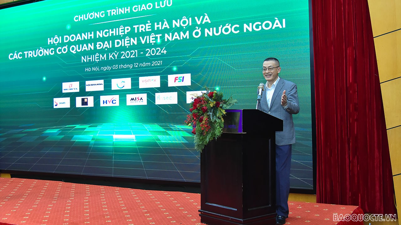 Trưởng cơ quan đại diện ngoại giao Việt Nam nhiệm kỳ 2021-2024 làm việc với Hội Doanh nghiệp trẻ Hà Nội