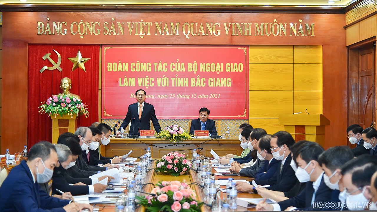 Bộ Ngoại giao hỗ trợ Bắc Giang thu hút đầu tư, đẩy mạnh xuất khẩu nông sản