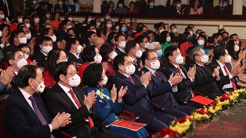 Lễ công bố và trao Giải báo chí toàn quốc về xây dựng Đảng (Giải Búa liềm vàng) lần thứ VI - năm 2021