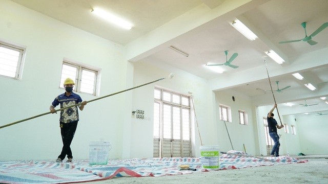 Hải Dương: Gấp rút thi công để bệnh viện dã chiến số 3 vận hành trước Tết Hải Dương: Gấp rút thi công để bệnh viện dã chiến số 3 vận hành trước Tết