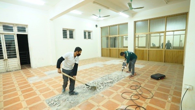 Hải Dương: Gấp rút thi công để bệnh viện dã chiến số 3 vận hành trước Tết Hải Dương: Gấp rút thi công để bệnh viện dã chiến số 3 vận hành trước Tết