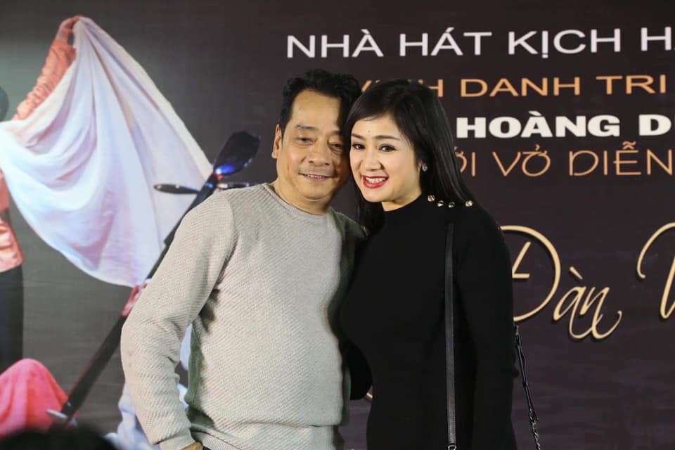 NSND Thu Hà đăng ảnh kỷ niệm cùng người anh thân thiết Hoàng Dũng