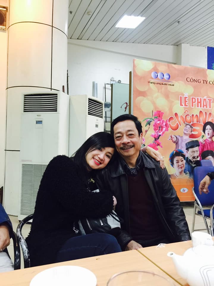 NSND Thu Hà đăng ảnh kỷ niệm cùng người anh thân thiết Hoàng Dũng