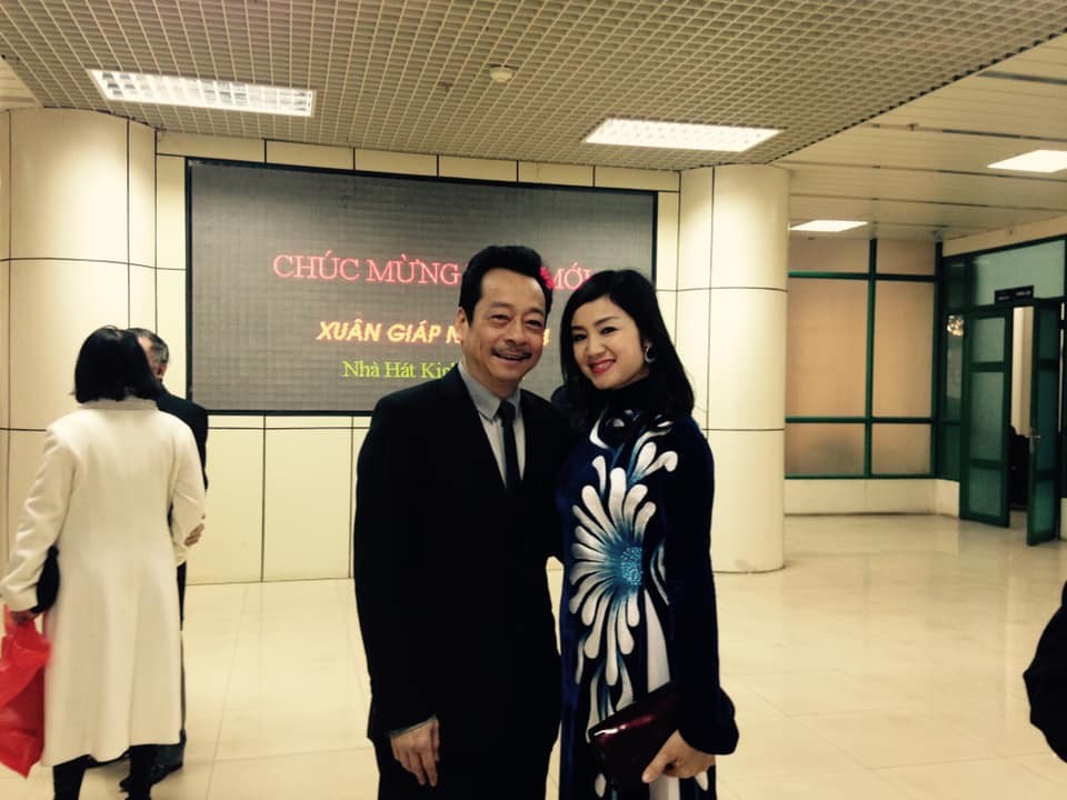 NSND Thu Hà đăng ảnh kỷ niệm cùng người anh thân thiết Hoàng Dũng