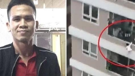 Anh Nguyễn Ngọc Mạnh - người đỡ cháu bé 3 tuổi rơi từ tầng 12 chung cư được Chủ tịch TP. Hà Nội khen thưởng