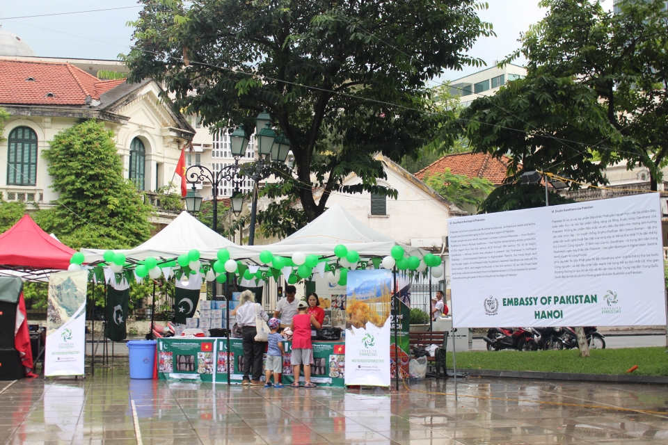 nhung sac mau van hoa pakistan tai ha noi
