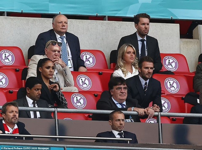 David Beckham đẹp trai "lồng lộng" khi đi xem đội Anh đá bán kết Euro 2020