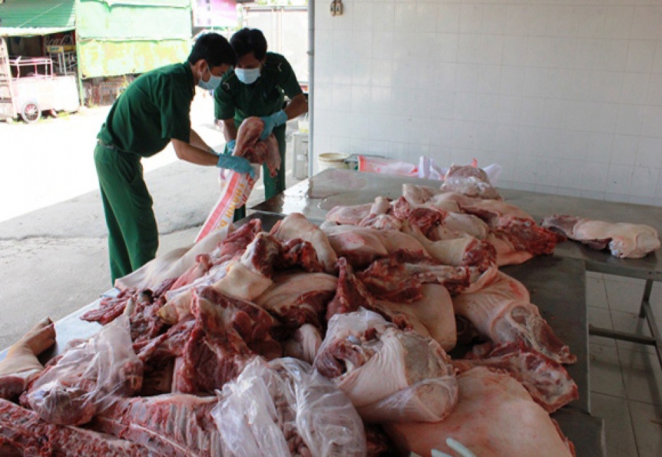 thit de thoi co trong danh sach vi pham ve sinh attp