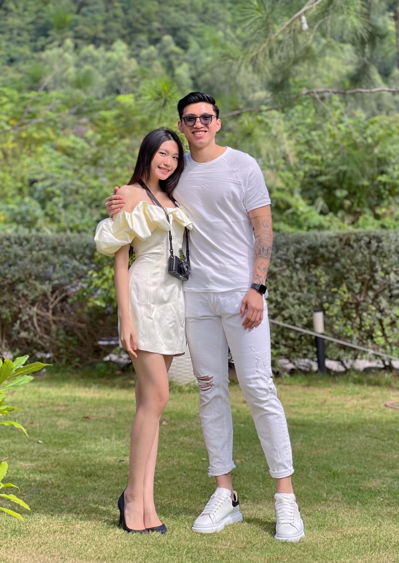 Nhan sắc Doãn Hải My 'đốn tim' người hâm mộ Khoảnh khắc tình tứ của cặp trai tài gái sắc Doãn Hải My - Đoàn Văn Hậu