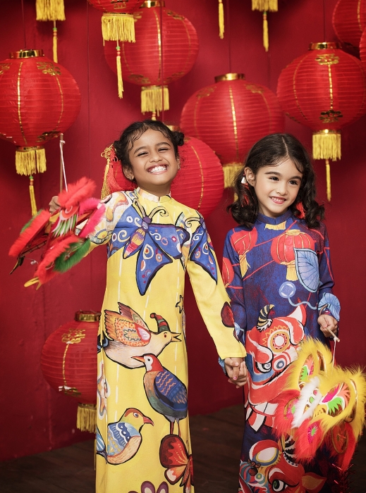 bo suu tap ao dai nhi oan tu ti mung tet trung thu co gi dac biet