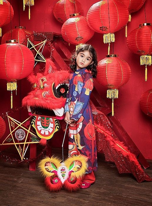 bo suu tap ao dai nhi oan tu ti mung tet trung thu co gi dac biet