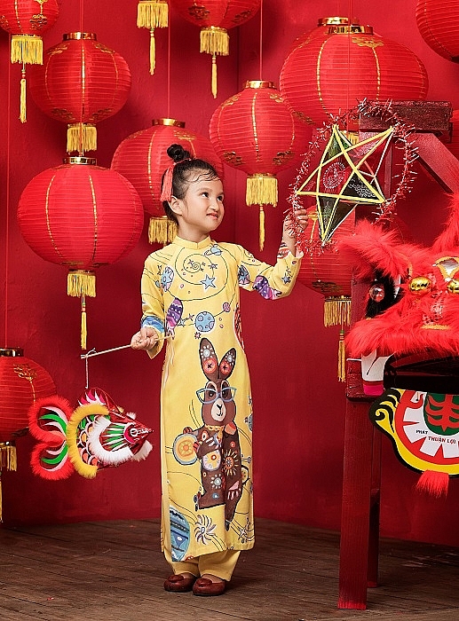 bo suu tap ao dai nhi oan tu ti mung tet trung thu co gi dac biet