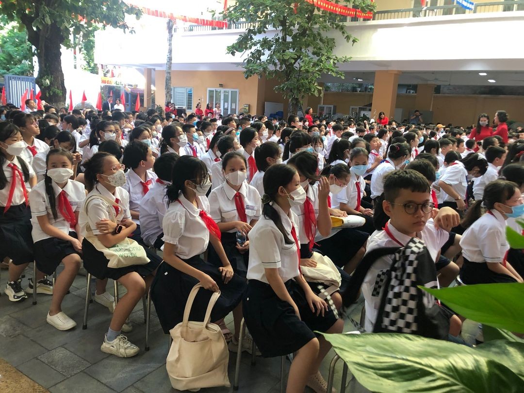 Tổng giám đốc UNESCO dự lễ khai giảng tại trường THCS Ngô Sĩ Liên