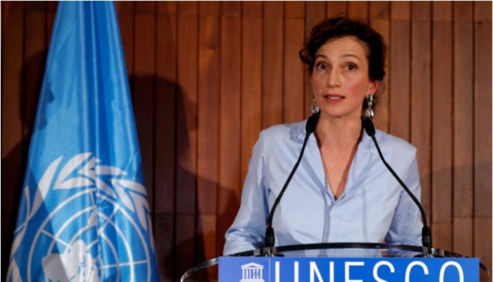 ba audrey azoulay duoc bau lam tong giam doc unesco