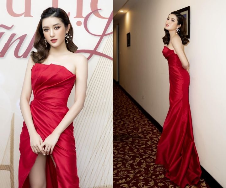 Thanh Hằng gây thương nhớ khi biến tấu khăn thành váy xẻ tà quyến rũ, Á hậu Huyền My 'đốt mắt' bằng chiếc đầm đỏ