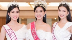 Hoa hậu Đỗ Thị Hà đọ sắc cùng 2 Á hậu: Kẻ 8 lạng, người nửa cân
