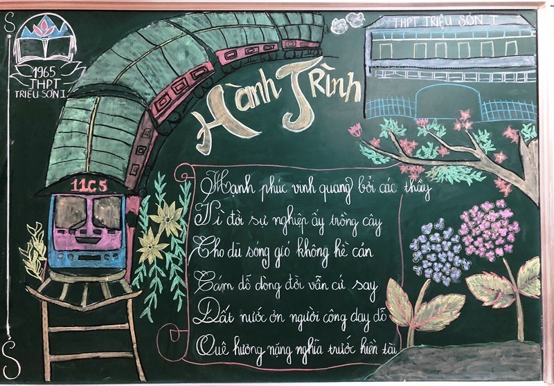 Mãn nhãn với báo tường về Ngày Nhà giáo Việt Nam 20/11