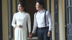 Thoáng mộng mơ trong bộ ảnh cưới của MC Lê Anh