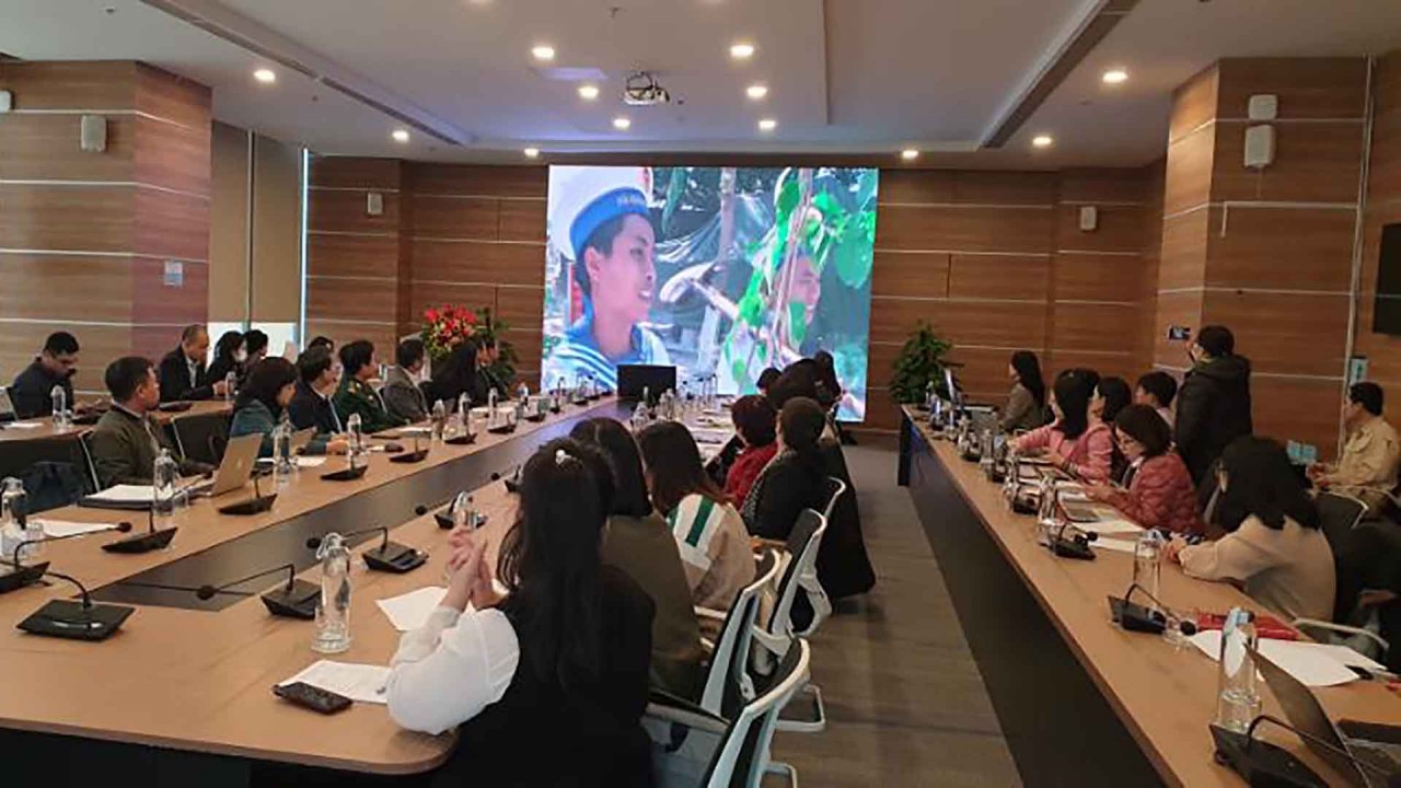 Lễ khai trương triển lãm trực tuyến Trường Sa xanh