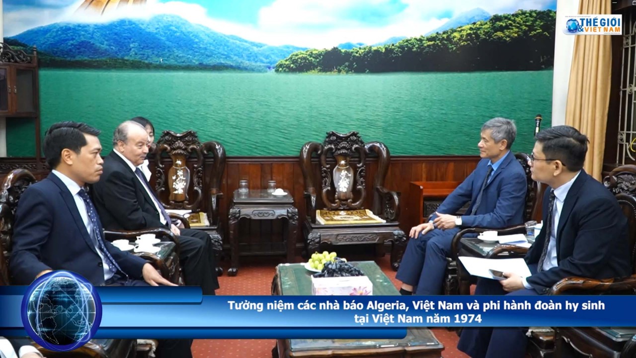 Tưởng niệm các nhà báo Algeria, Việt Nam và phi hành đoàn hy sinh tại Việt Nam năm 1974