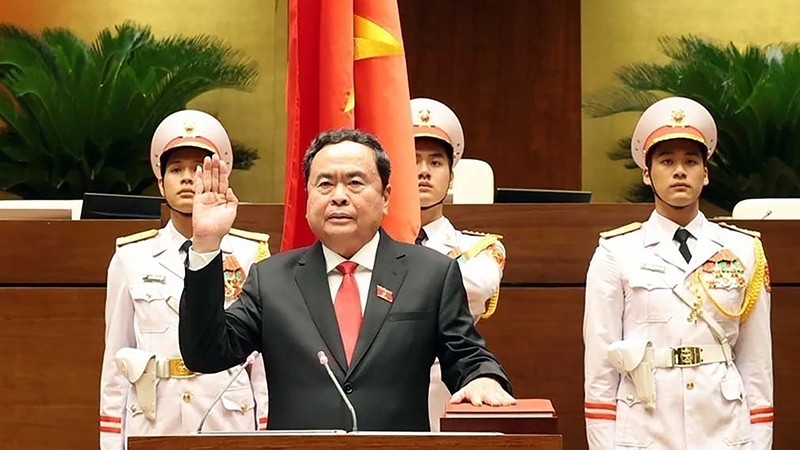 Chủ tịch Quốc hội Trần Thanh Mẫn tuyên thệ nhậm chức