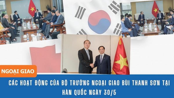 Hoạt động của Bộ trưởng Ngoại giao Bùi Thanh Sơn tại Hàn Quốc ngày 30/5