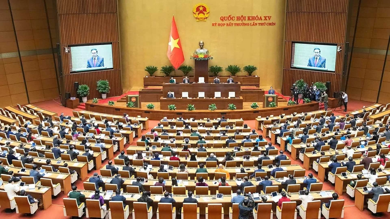 Khai mạc Kỳ họp bất thường lần thứ 9, Quốc hội khóa XV