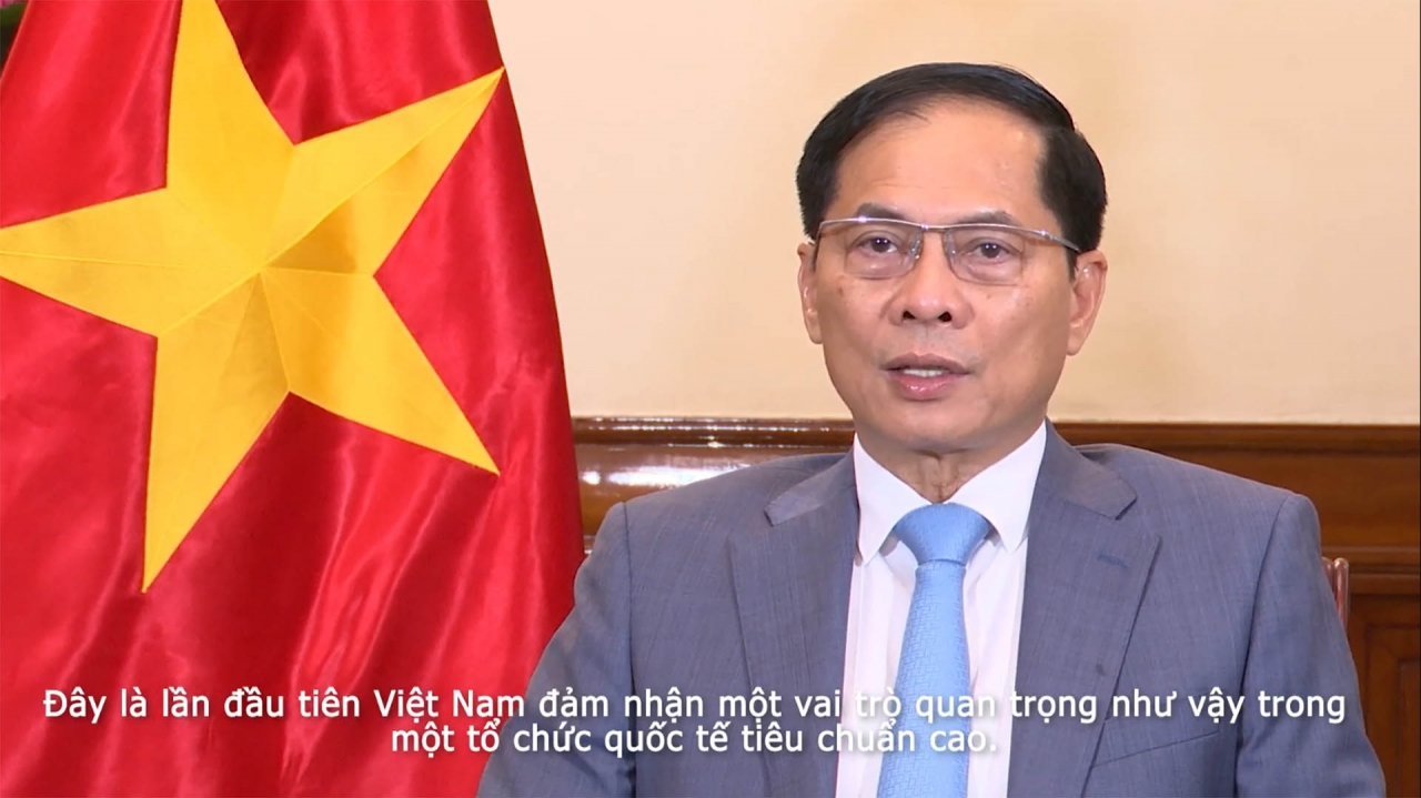 thong diep cua pho thu tuong bo truong ngoai giao bui thanh son gui toi hoi nghi hoi dong bo truong oecd
