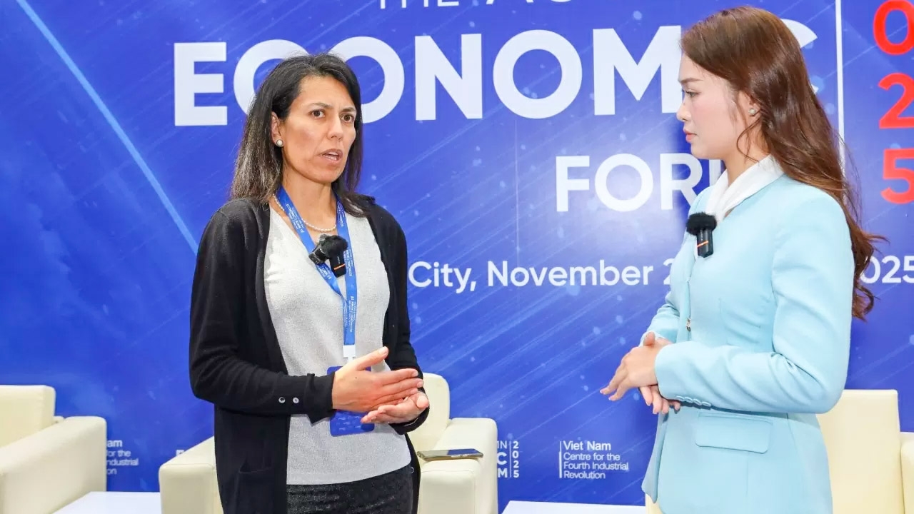 Giám đốc Hội đồng kiểm định các trường đại học khởi nghiệp và gắn kết trả lời phỏng vấn Diễn đàn Kinh tế mùa Thu 2025