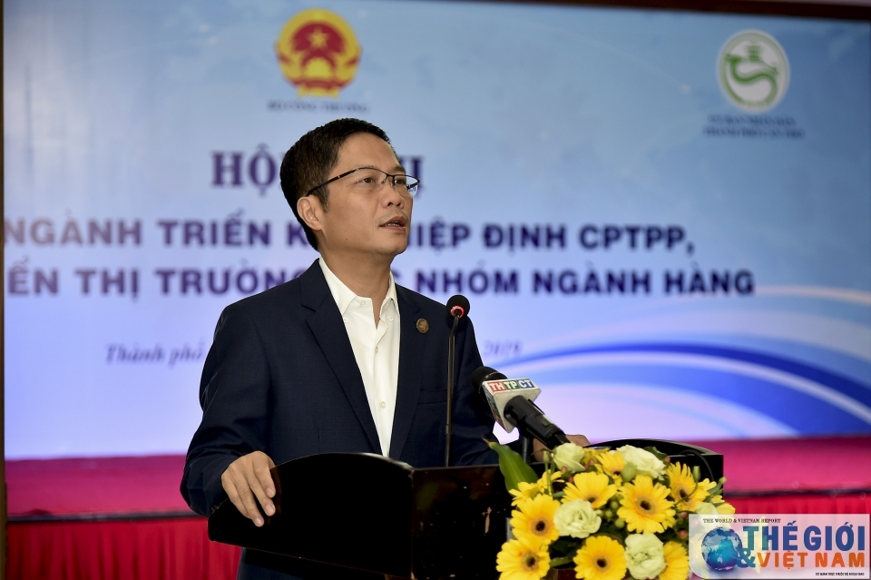 Bộ trưởng Bộ Công Thương Trần Tuấn Anh phát biểu khai mạc Hội nghị