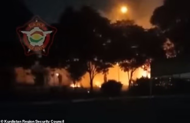 Tấn công dồn dập vào căn cứ Mỹ ở Iraq, sân bay Erbil chịu trận, còi báo động rền vang Lãnh sự quán Mỹ