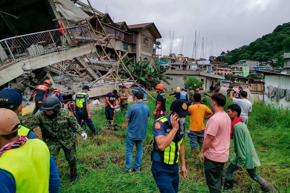 Động đất mạnh hơn 7 độ ricter tại Philippines sáng 27/7/2022