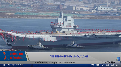 Những thông tin nổi bật về tình hình Biển Đông từ 20-26/12