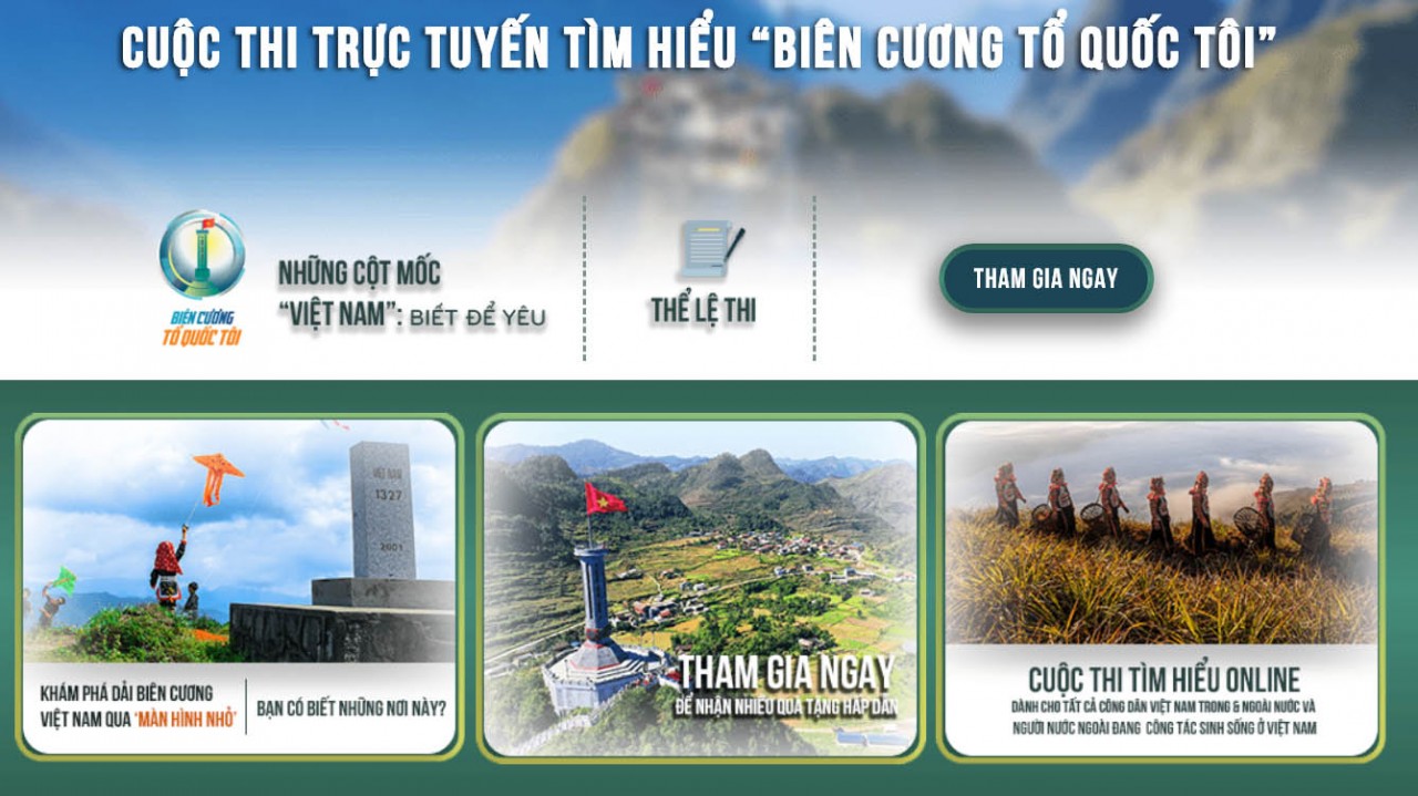Cuộc thi 'Biên cương Tổ quốc tôi'