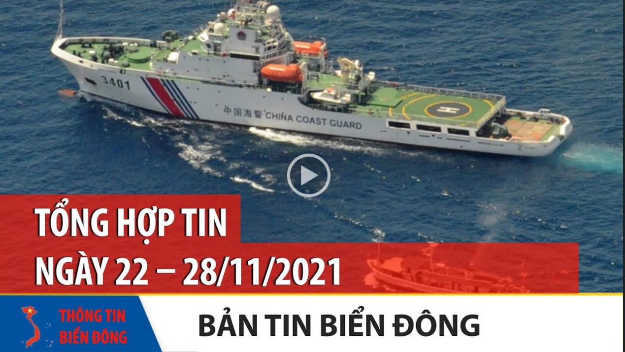 Những thông tin nổi bật về tình hình Biển Đông từ 22-28/11