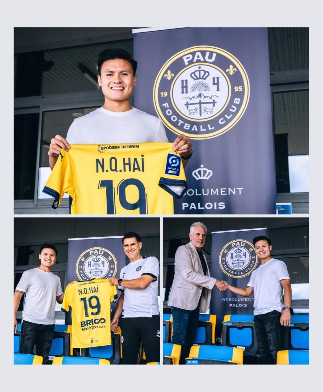 Quang Hải chính thức gia nhập Pau FC