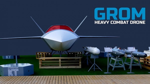 Nga tung máy bay không người lái mới có trí thông minh nhân tạo và hỏa lực tựa sấm sét